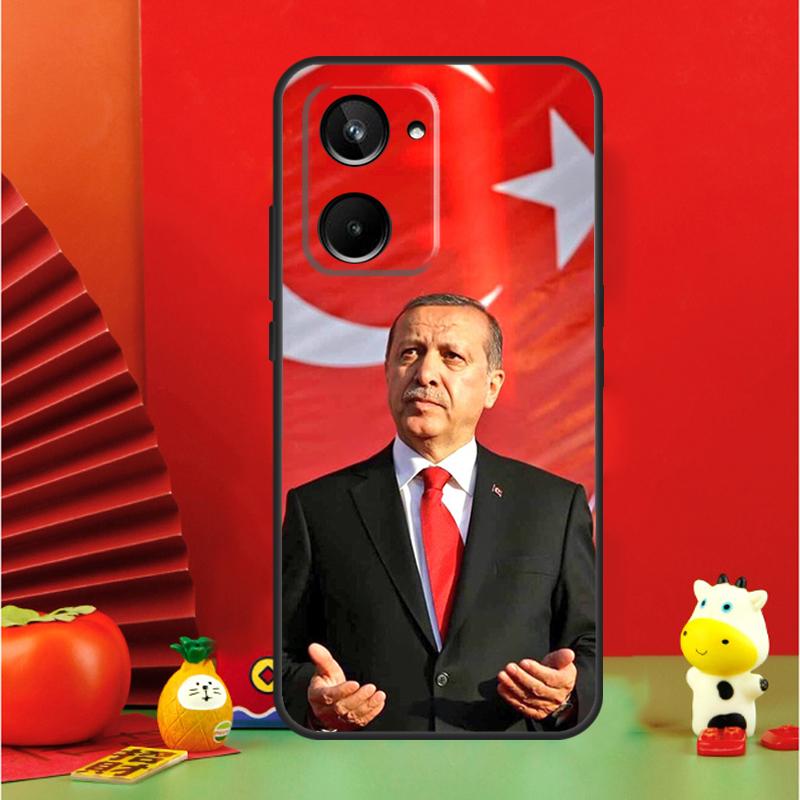 President Turkey Recep Tayyip Erdogan For Realme 15 Pro GT7 GT6 10 11 12 13 14 Pro Plus C67 C63 C61 C55 C51 C53 C35 C75 C65 Case