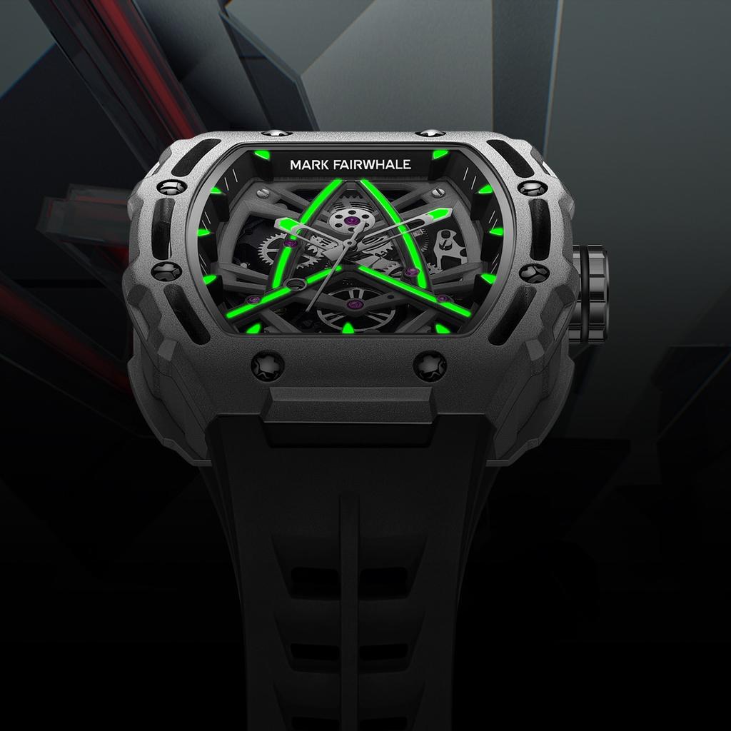 Mark Huafei Fashion China-Chic Mechanical Watch Men's Sport Versatile Glow Fashion Temperament Watch