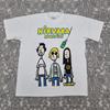 Maglietta Vintage Nirvana Nevermind Anni '90 Kurt Cobain Stampa Grafica Taglia L Bianca