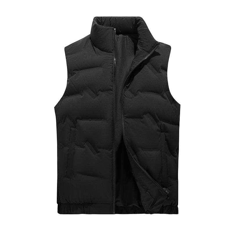 New Down Vest Men's White Duck Down Winter Coat Thickened Warm Waistcoat Vest Men's Korean Version