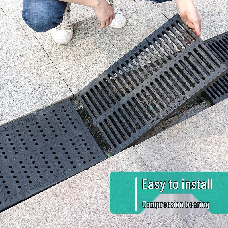 Composite Resin Rat-Proof Grille: Manhole, Trench, and Kitchen Drainage Cover