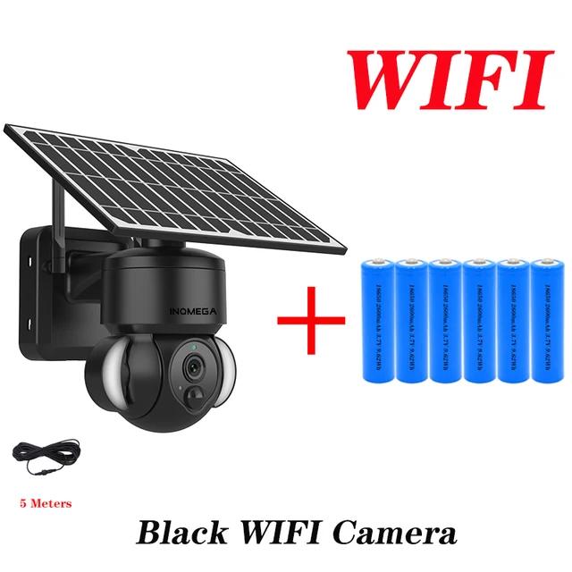 

3MP Battery Security Camera CCTV Solar Panel Cameras with Colorful Night Vision Outdoor Extend Cable чорний