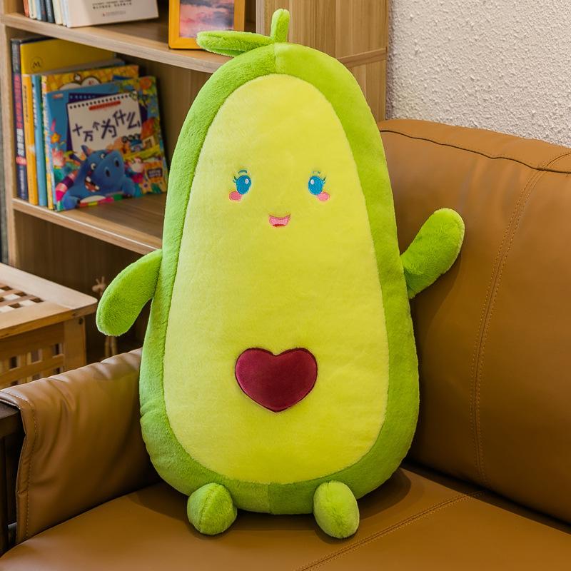 

Подушка Люблю авокадо Офисная подушка Домашний теплый компаньон Фруктово-овощные украшения Подарок на праздник для девушки 50cm【0.55kg】