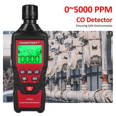 HABOTEST HT621 Rilevatore Portatile di Monossido di Carbonio Rilevatore CO con Bluetooth e Allarme Visivo 0-5000PPM