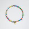 Bohemian Style Colorful Rice Bead Love Pendant for Women's Ankles