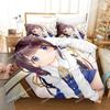 Anime Ryuos Work is Never Ai Bedding Set Boys Girls Twin Queen Size Duvet Cover Pillowcase Bed Kids Adult Home Textileextile