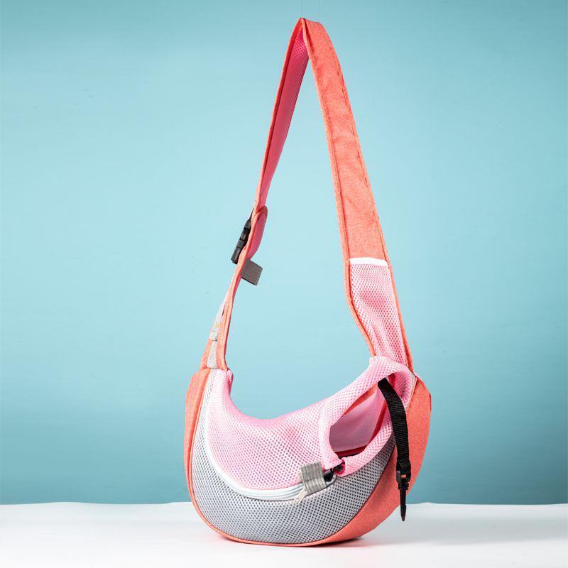 Portable Pet Backpack: Lightweight Crossbody Carrier for Cats & Small Dogs