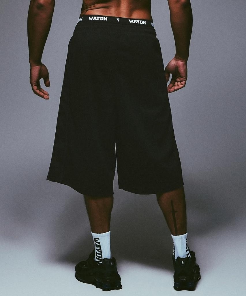 Weideun 82 Track Mesh Bermuda Shorts (Uni) Black