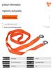 High-Strength Double-Layer Car Tow Rope with Hooks for Emergency Traction