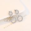 Lindon Women's Zircon Copper Alloy Earrings - Wedding Party Gift Pendant Earrings