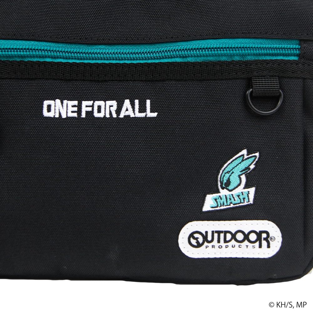 Hero Academia X OUTDOOR Shoulder Bag with Can Badge ODHA01 Turquoise [My PRODUCTS]