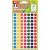 Recycled Stickers Round 8 Mm Assortment 385 Stickers