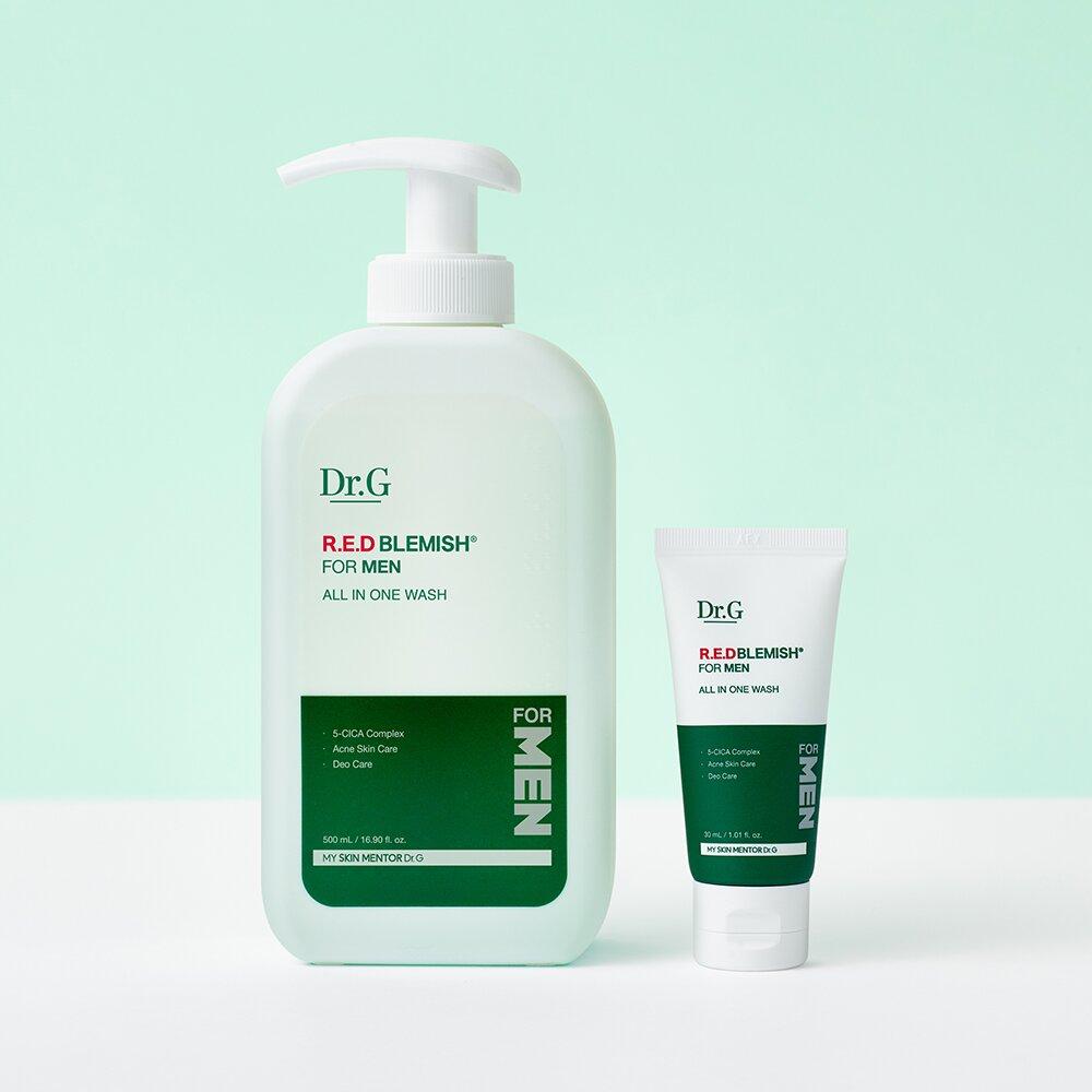 

Dr.G Red Blemish For Man All In One Wash 500mL Special Set (+30mL)