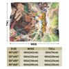 Inazuma Eleven Axel Blaz gouenji  Blanket  Flannel Throw Blanket For Living Room Super Soft Customized Quality Bedspread Gift