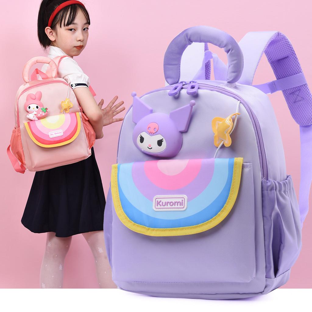 Kuromi Kids School Backpack With Large Capacity And Cartoon Design For Preschool Children