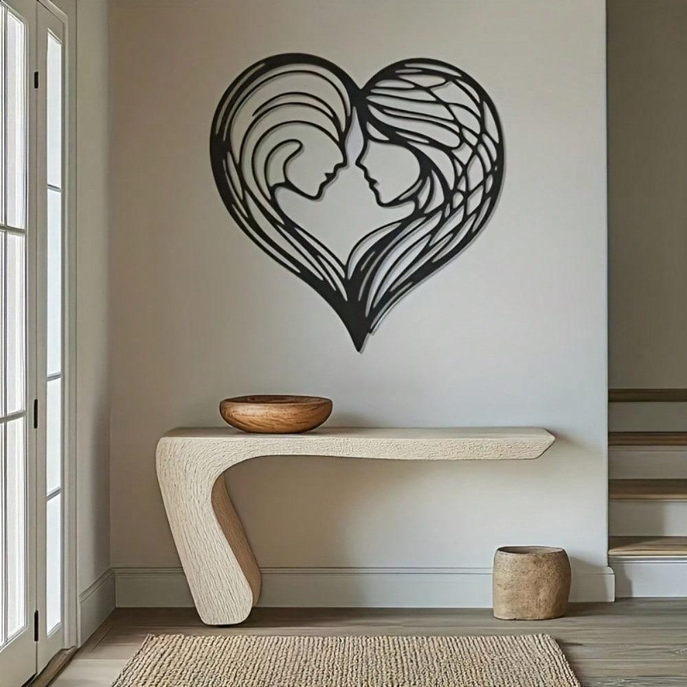 Metal Wall Art Modern Home Decor Foyer Living Room Gift Birthday Present