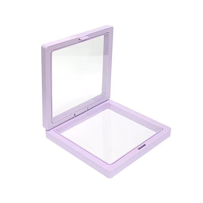 Transparent PE Film Suspension Box Ring Pendant Jewelry Packaging Box Jewelry and Accessories Badge Display Boxes 10pcs Dustproof and Antioxidant