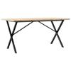 VidaXL Dining Table X-Frame, Dinner Table, Dining Table Kitchen Restaurant Interior, 140x80x75.5 Cm Pine Wood 3282764