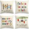New Christmas Tree Printed Pillowcase Home Cushion Cover Christmas Decoration Sofa Pillowcase