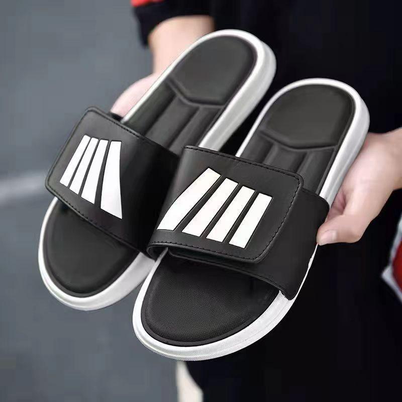 

Summer Trendy Slip-On: Versatile Sandals with Magic Tape Buckle for Men 37-38