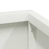 Garden Planter White 60 X 60 X 50 Cm Cold Rolled Steel