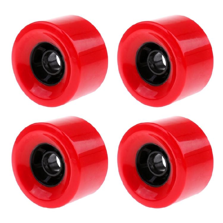 Longboards Wheels with Bearings, Soft Cruiser Wheel Street Wheel for Skateboards PU Skateboard Cruiser Wheel Replacement