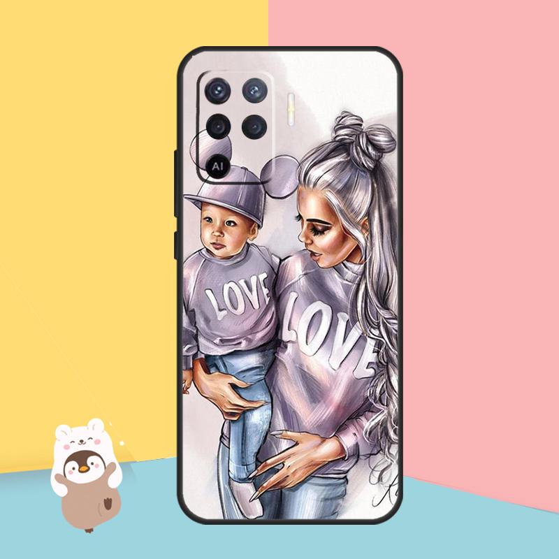 

Модный чехол «Супер мама» для OPPO A94 A74 A54 A53S A53 A31 A5 A9 2020 A52 A72 A83 A91 A93 A1K A15 A16, чехол OPPO A1K