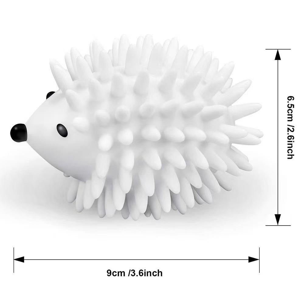6PCS Laundry Ball White Hedgehog Stain Remover Anti Entanglement Magic Washing Cleaning Tangling Clothes Universal Washing Machines