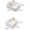 1/12 Dollhouse Bathroom Wash Basins Sinks Model Dollhouse Bathroom Furniture Decoration Dolls House Home Accessories