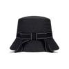 VARZAR Ribbon Paper Bucket Hat Black