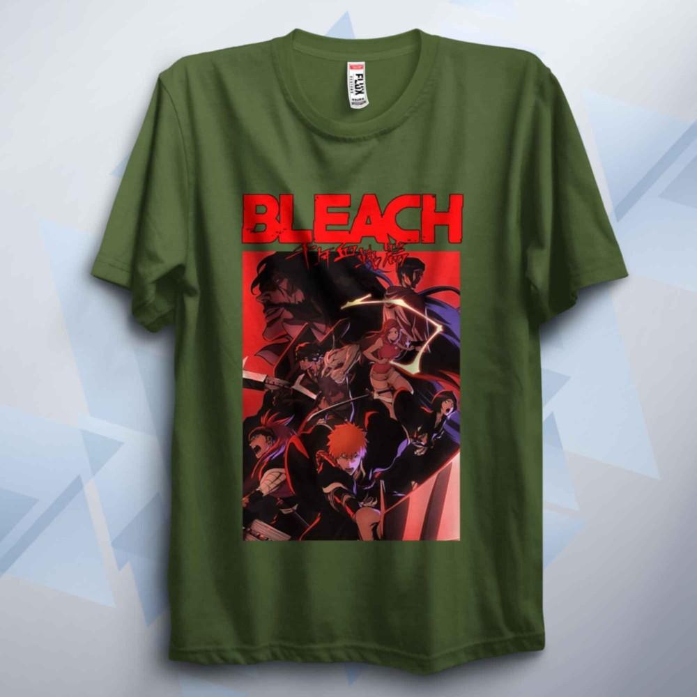 Bleach T Shirt Unisexs Anime Top Ichigo Graphic Anime TShirt Anime Gifts