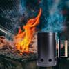 Heat-resistant Camping BBQ Coal Lighter Can Barbecue Stove Ignition Cylinder  Picnic
