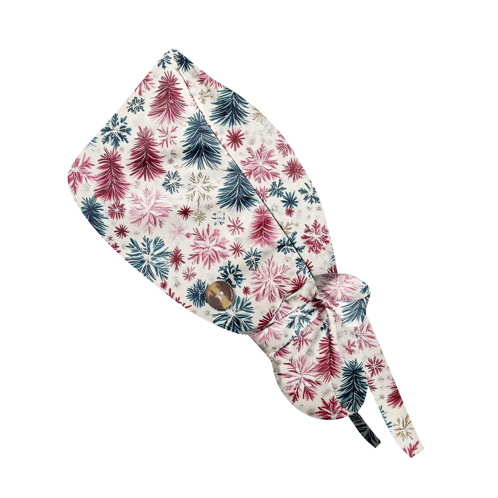 

Модная рождественская рабочая кепка с принтом, повседневная женская кепка с хвостиком, кепка с повязкой, кепка Baotou One Size розовый