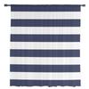 Navy Blue White Stripes Tulle Curtains For Living Room Bedroom Kitchen Decoration Chiffon Window Treatments Voile Sheer Curtain