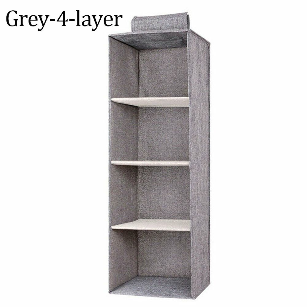 Closet Container Drawer Cotton Wardrobe Storage Bags Hanging Storage Pouch Clothes Organizer