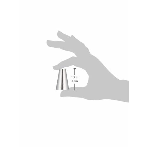 Endo Shoji Commercial Nozzle, Round, No. 13, 18-8 Stainless Steel, Made in Japan, WKT32013