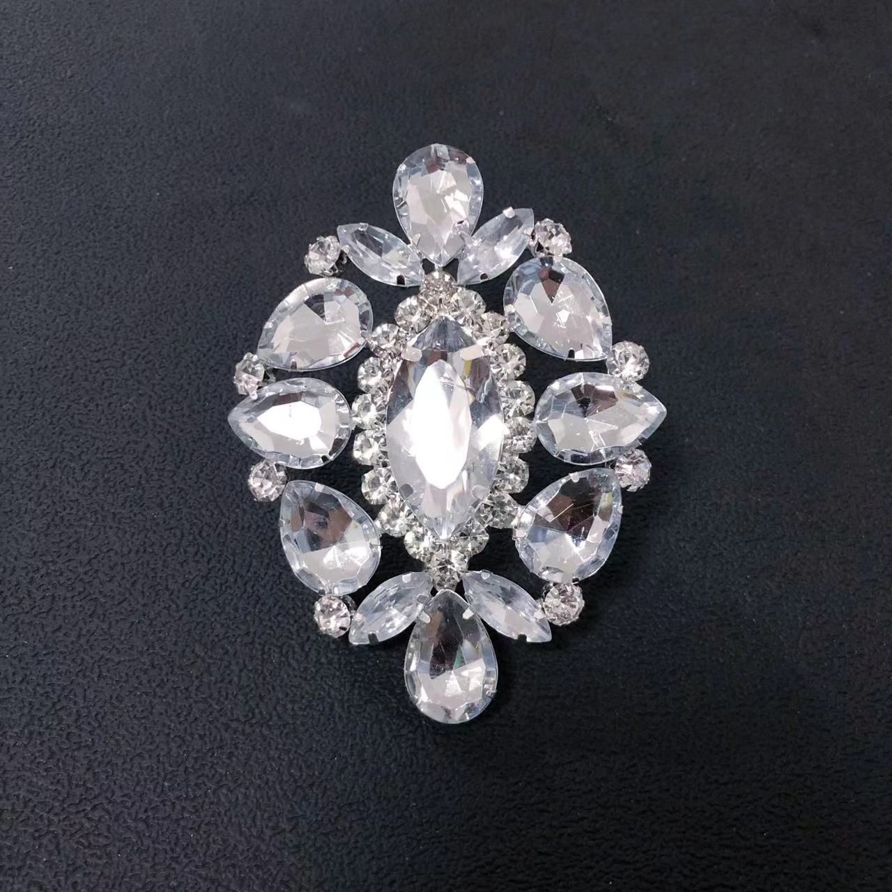 Oval Ring Teardrop Exaggerated Statement Ring серебряный