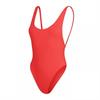 Womens/Ladies Solid Scoop Neck One Piece Swimsuit