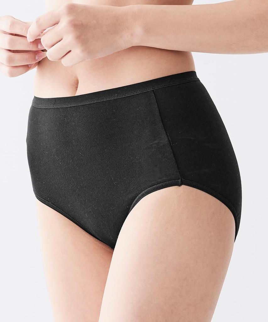 Nissen Regular KURO Cotton Blend Stretch Simple 8L Shorts, Deep-Length Shorts, 5-Pack, Black,
