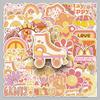 50PCS Waterproof Girly Heart Hippie Stickers for Phone & Planner