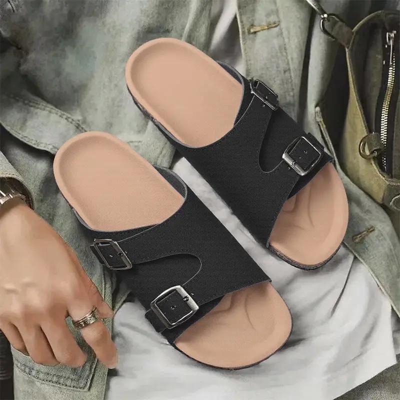 Fashion Male Slipper Beach Half Men's Shoe Mules Pvc Slides Cheap Shoes Liquidation Adult Clappers 2025 Trend Original Fun Elegant Y2k