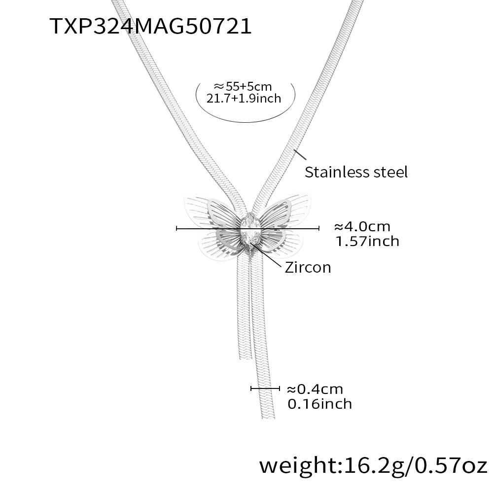 Flower Earrings Necklace Bracelet Ring In Stainless Steel Herringbone Chain Necklaces Bracelets Tassel Stud Earring For Women