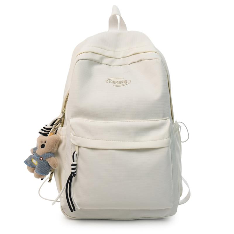 Nyl Solid Color Backpack for Women and Students Fashiable Design