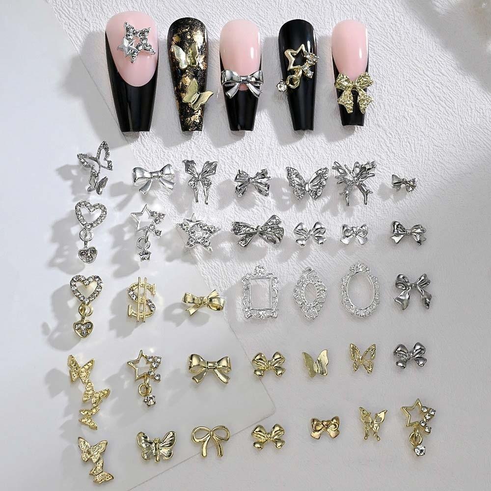 Manicure Accessories Nail Glitter Jewelry Mixed Shape DIY Nail Art Decorations  Dating