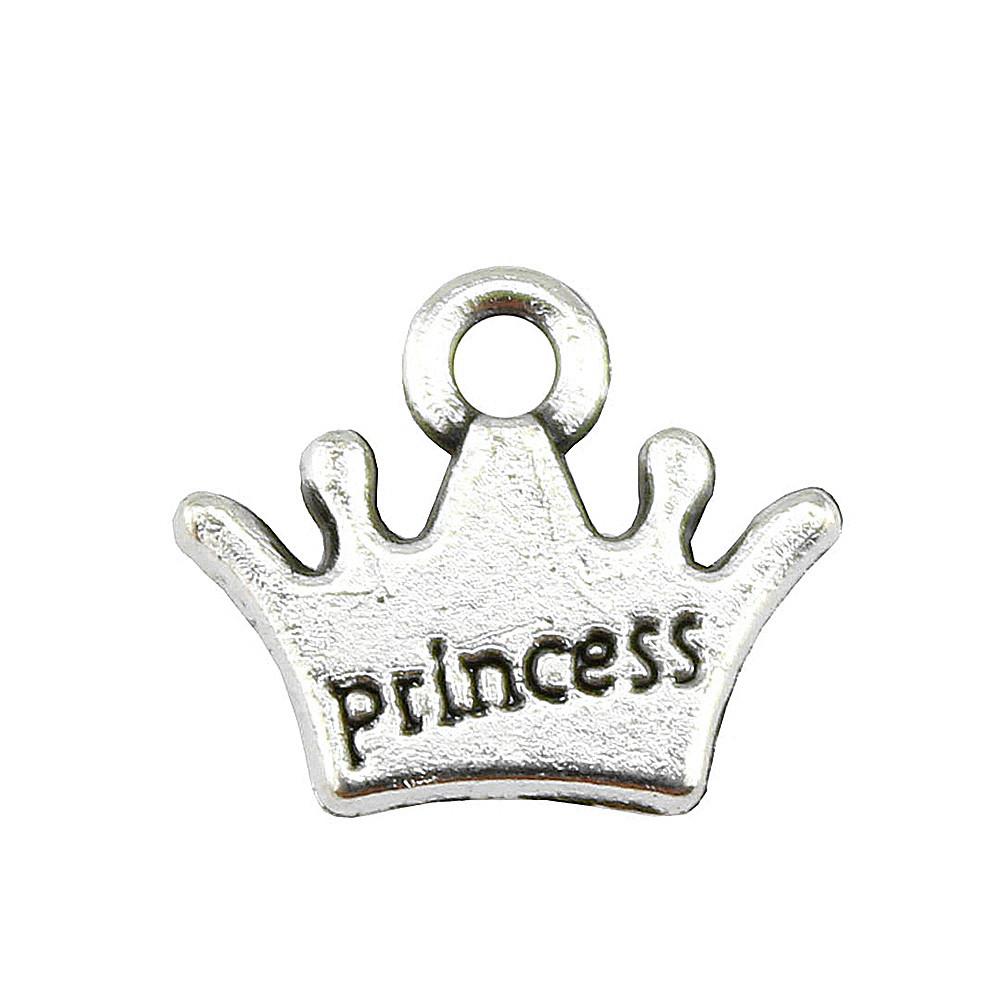 Charms Crown Pendants Minimalist Jewelry Components QC035