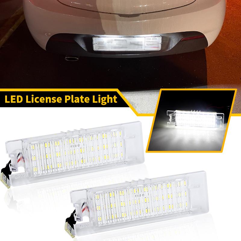 2Pcs CANbus LED License Plate Light For Alfa Romeo 147 156 159 166 Brera Giulietta Type 940 MiTo GT Spider 939 Number Plate Lamp