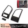 Dashboard Air Condition Outlet Vent AC Cover For Ford F150 15+ Black Wood Grain