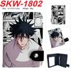 Jujutsu Kaisen Anime Wallet Vertical Snap Button Bifold Card Holder Coin Purse for Men Women 1pcs