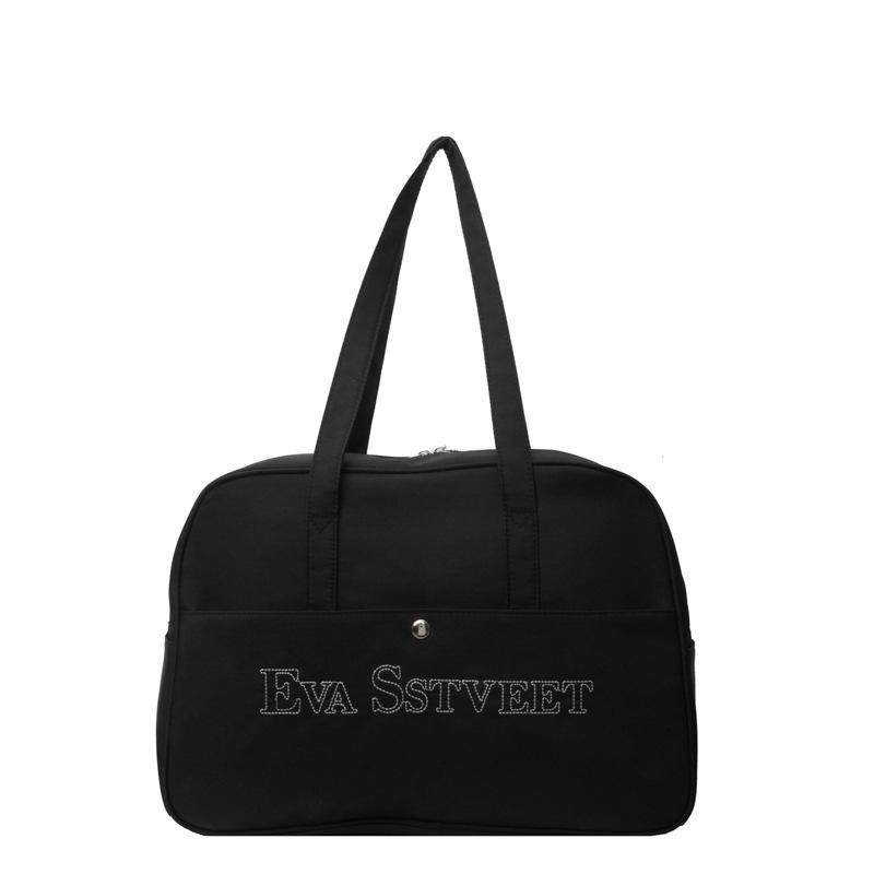 

Men s and women s shoulder large-capacity handbags, simple portable school bags, student computer bags чорний