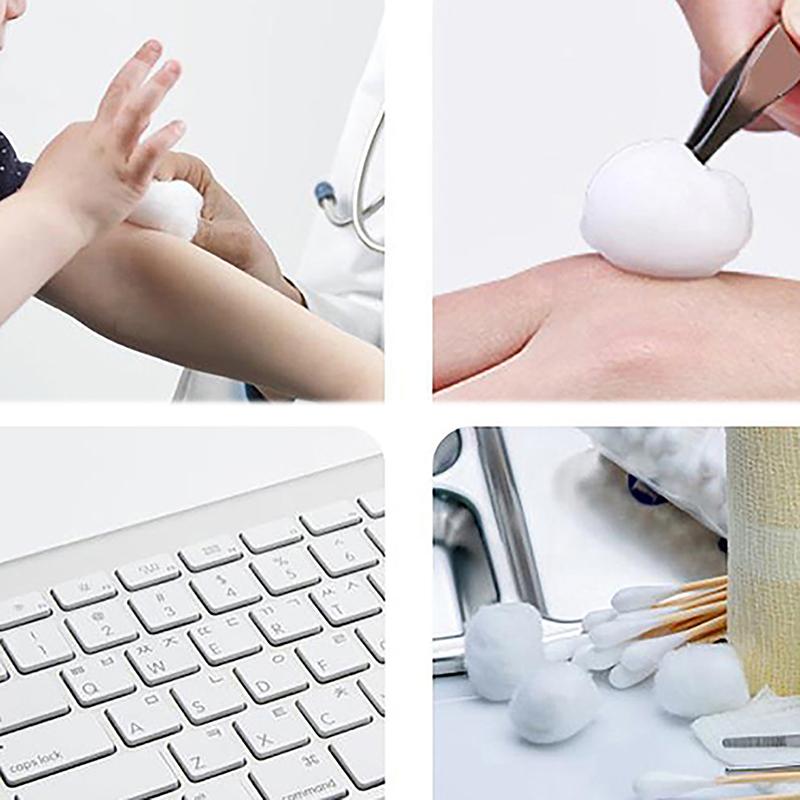 50/100/200 Pcs Nail Polish Remover Cotton Wool Balls Cleaning Tool Nail Art Cleaner Manicure Tools